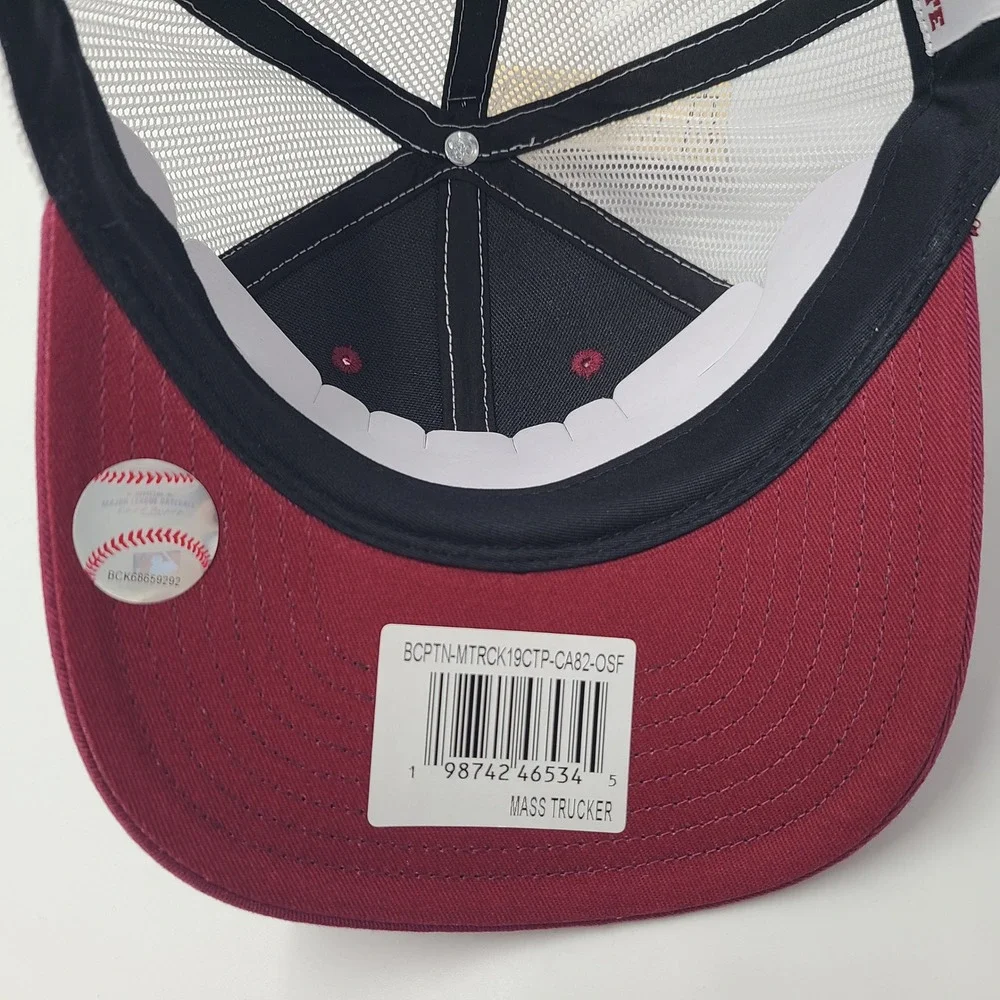 Philadelphia Phillies Hat Snapback Trucker Mesh Fan Favorite Maroon White MLB